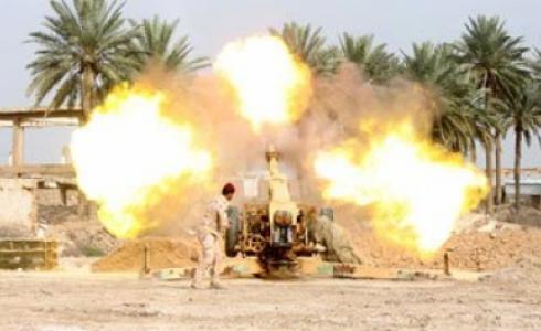 القوات العراقية تقصف أهداف داعش