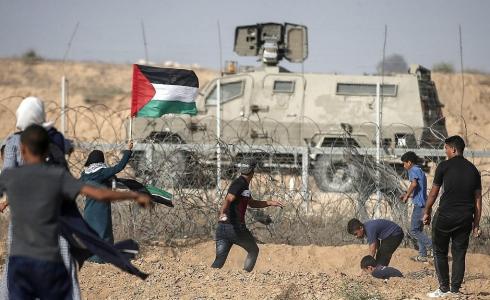 مسيرات العودة شرق غزة - أرشيفية