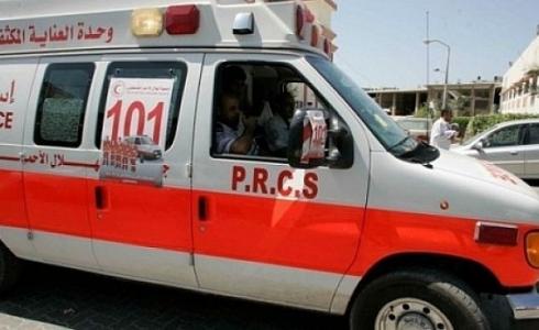 وفاة مواطن سقط من الطابق الثاني من منزله بخان يونس -صورة ارشيفية لاسعاف-
