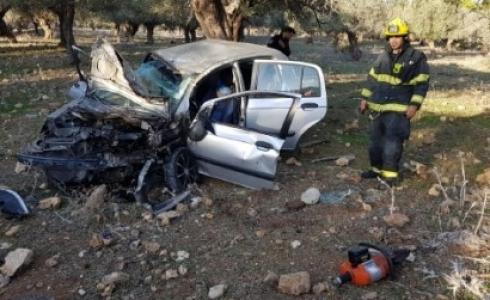 حادث طرق قرب دالية الكرمل