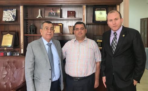 هنية يلتقي مندوب فلسطين لدى جامعة الدول العربية