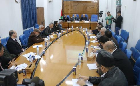 التشريعي بغزة يعقد ورشة عمل لمناقشة إجراءات السلطة الفلسطينية الأحادية