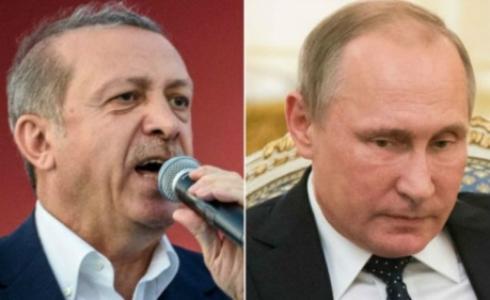 الرئيس التركي (يسارا) راضٍ عن مساندة بوتين لتركيا منذ محاولة الانقلاب الفاشل
