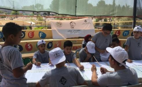 الأطفال المشاركون في المخيم