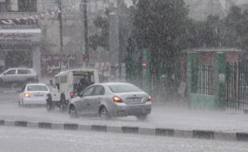 امطار في غزة