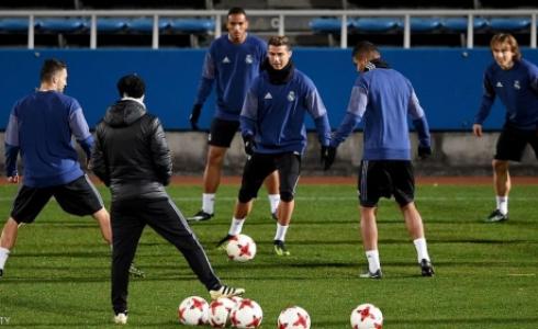 حصة تدريبية لريال مدريد قبل النهائي