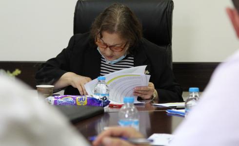  وزيرة الصحة في الحكومة الفلسطينية مي كيلة