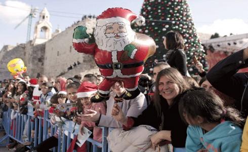 بدء احتفالات الطوائف المسيحية الشرقية في فلسطين بعيد الميلاد المجيد