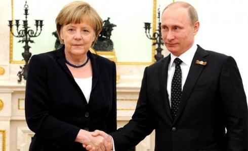 بوتين ميركل