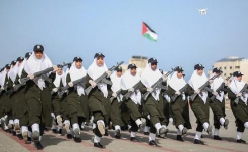 تعيين اناث بوزارة الداخلية في غزة - ارشيف