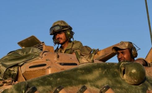 جنود اتراك يشاركون في عملية درع الفرات في سوريا " ارشيفية"