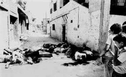 احياء ذكرى مذبحة صبرا وشاتيلا