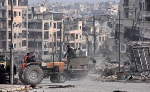 الدمار في مدينة حلب