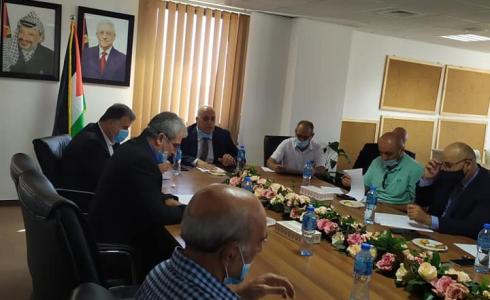 لقاء وزير العمل نصري أبو جيش مع لجنة السياسات العمالية