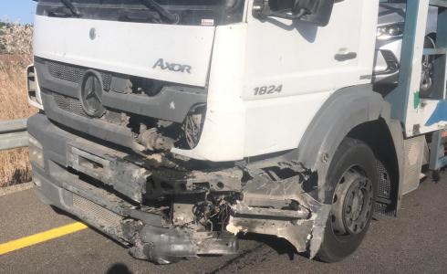 حادث سير في الضفة الغربية