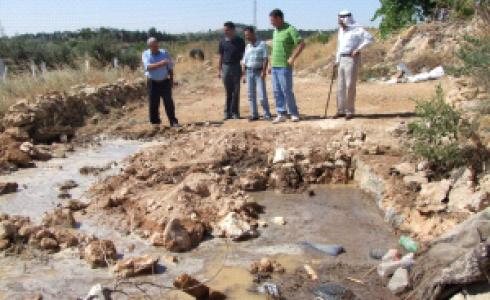 قوات الاحتلال تهدم بئر مياه - ارشيف