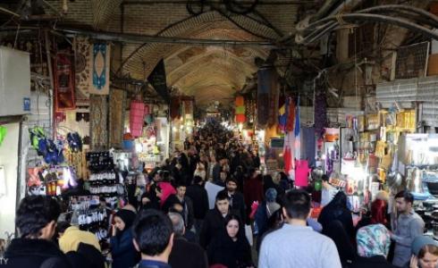أحد أسواق العاصمة الإيرانية طهران