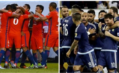 تشيلي في مواجهة الأرجنتين