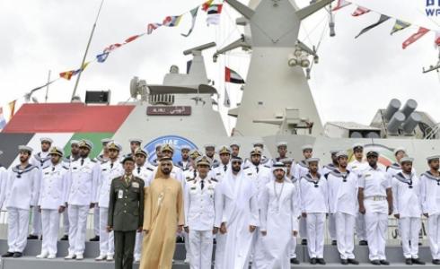 محمد بن راشد دشن زورق الصواريخ المتطور "الهيلي"