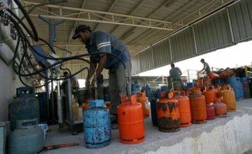 محطة لتوزيع الغاز بغزة