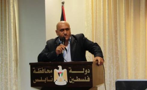 محافظ نابلس أكرم الرجوب