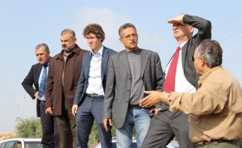 السفير النرويجي في مدينة رفح