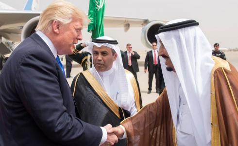 الملك السعودي والرئيس الأمريكي