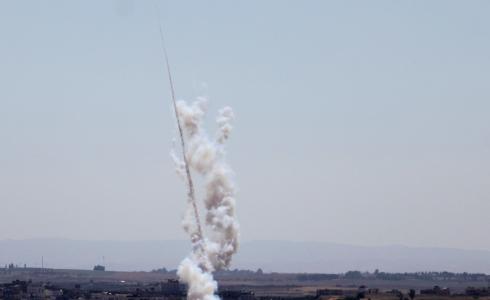 إطلاق صاروخ من غزة على جنوب اسرائيل