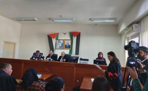 جلسة محاكمة المتهمين بقتل اسراء غريب