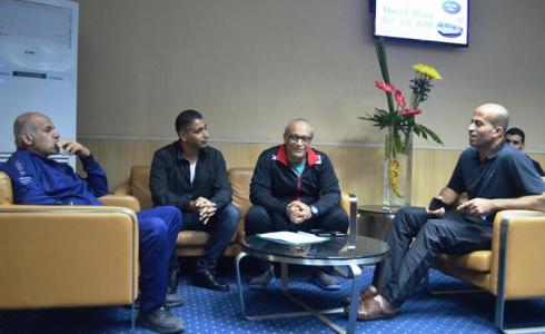 وفد منتخب فلسطين للكرة الطائرة يصل القاهرة للمشاركة في البطولة العربية