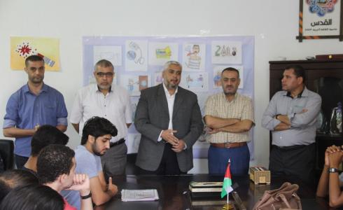 البرعاوي: الكاريكاتير من أهم الفنون الداعمة للقضية الفلسطينية