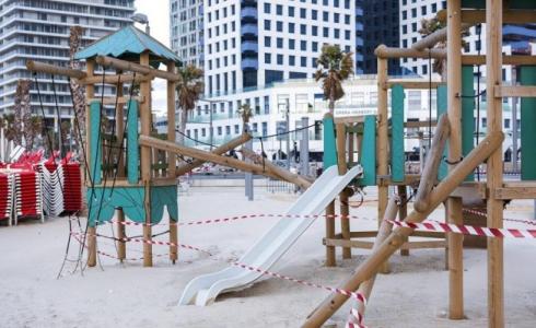 ملاهي أطفال في شواطئ يافا