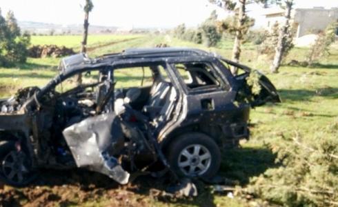 صورة متداولة للسيارة المستهدفة