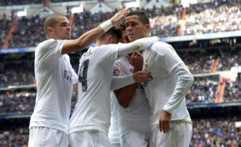 فرحة لاعبي ريال مدريد