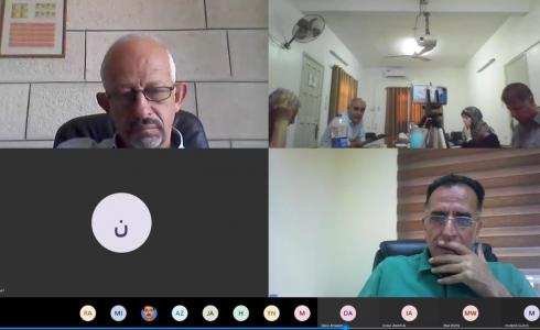 خلال جلسة نظمتها شبكة المنظمات الأهلية عبر تطبيق زووم