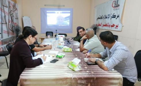 الاعلام المجتمعي ينفذ دورة تدريبية حول " آليات توثيق واعداد التقارير"