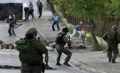 مواجهات بين جيش الاحتلال والفلسطينيين