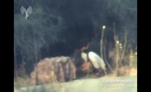 لحظة قصف الاحتلال فلسطينيين شمال غزة