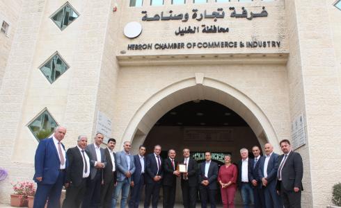 غرفة محافظة الخليل تبحث التعاون مع وفد ألماني رفيع المستوى