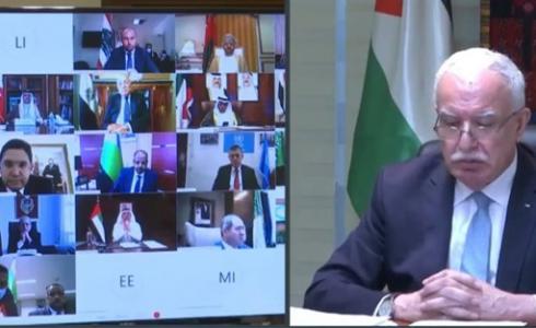 وزراء الخارجية العرب عبر الفيديو كونفرنس