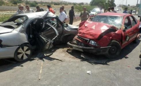 حادث سير شرق محافظة قلقيلية بالضفة الغربية - أرشيفية