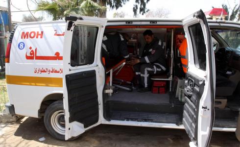 سيارة اسعاف في غزة