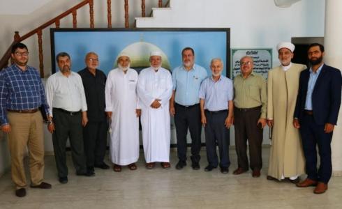 اللجنة القانونية بتشريعي غزة تلتقي هيئة الزكاة الفلسطينية