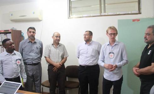 مديرية الخدمات الطبية العسكرية بغزة تستقبل وفدا من اللجنة الدولية للصليب الأحمر