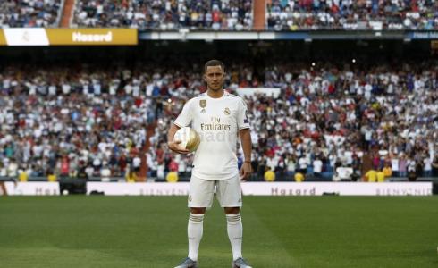  تقديم ايدين هازارد بقميص ريال مدريد