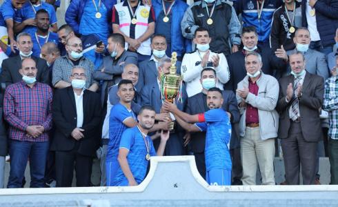 خلال تسليم لقب السوبر لشباب رفح