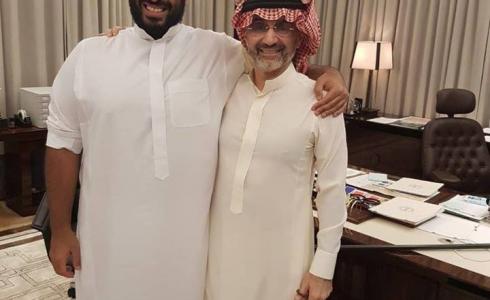 لقاء  ولي العهد السعودي محمد بن سلمان بالأمير السعودي ورجل الأعمال الوليد بن طلال
