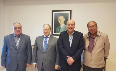 وفد الجبهة الشعبية والخارجية السورية