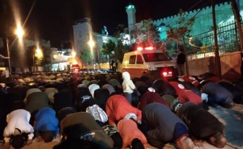 صلاة الفجر في الحرم الابراهيمي