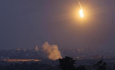 صاروخ أطلق من غزة في سماء سيدروت جنوب إسرائيل